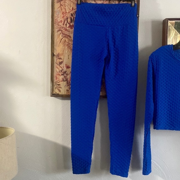 BORN PRIMITIVE WORKOUT SET HIGH WAIST LEGGING CROP TOP BODYCON WORKOUT SET L - Picture 9 of 16